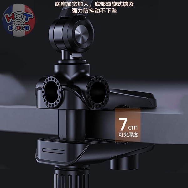 Giá đỡ kẹp bàn P76 Table Clip Bracket Holder 360 cho điện thoại iPad