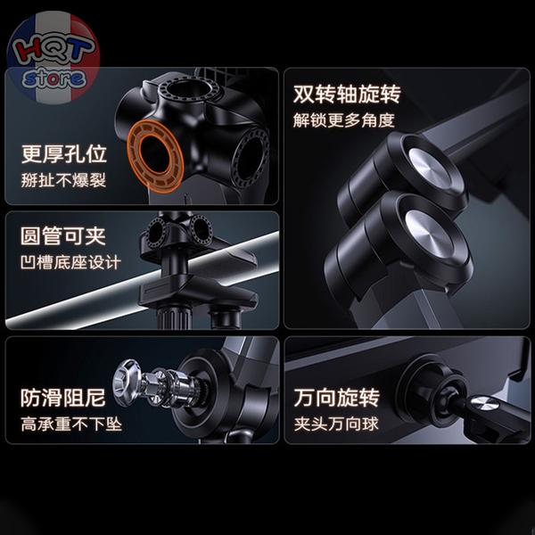 Giá đỡ kẹp bàn P76 Table Clip Bracket Holder 360 cho điện thoại iPad