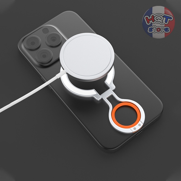Giá đỡ nam châm Magnetic Ring Holder Magsafe M02 gập xoay 360 độ