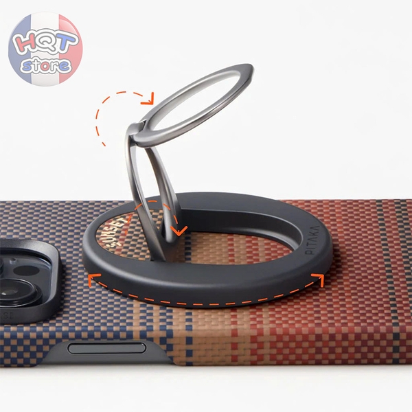 Giá đỡ nâm châm PITAKA MagEZ Grip 3 Stand Ring Holder Magsafe