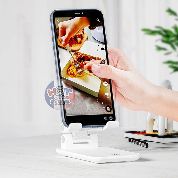 Giá đỡ nhôm xếp gọn WiWU Adjustable Desktop Stand ZM103 cho điện thoại