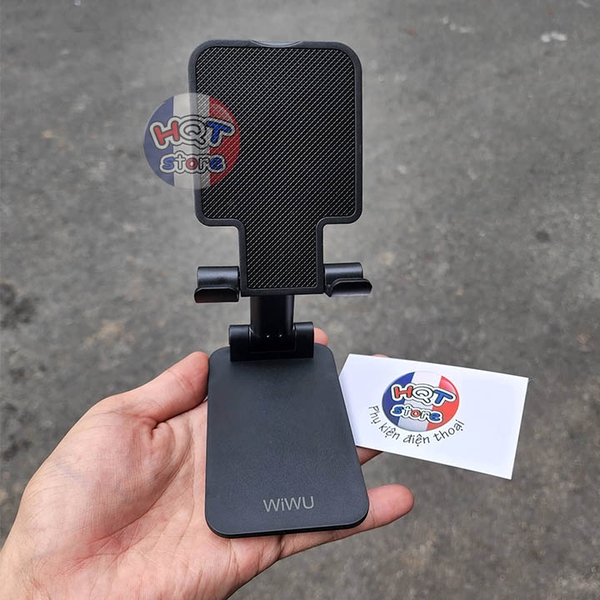 Giá đỡ nhôm xếp gọn WiWU Adjustable Desktop Stand ZM103 cho điện thoại