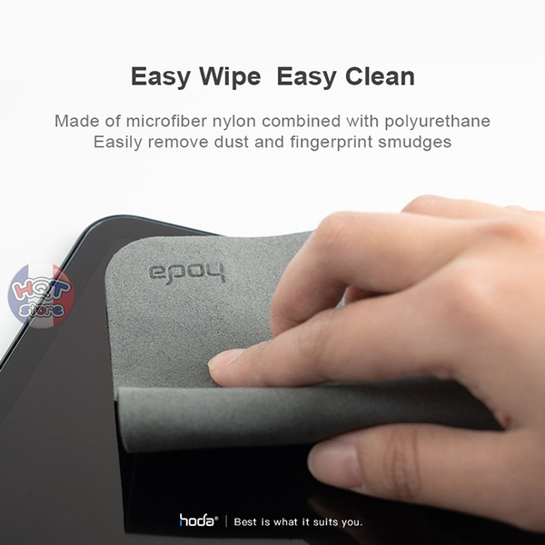 Khăn vải lau màn hình đa năng HODA Polishing Cloth chính hãng