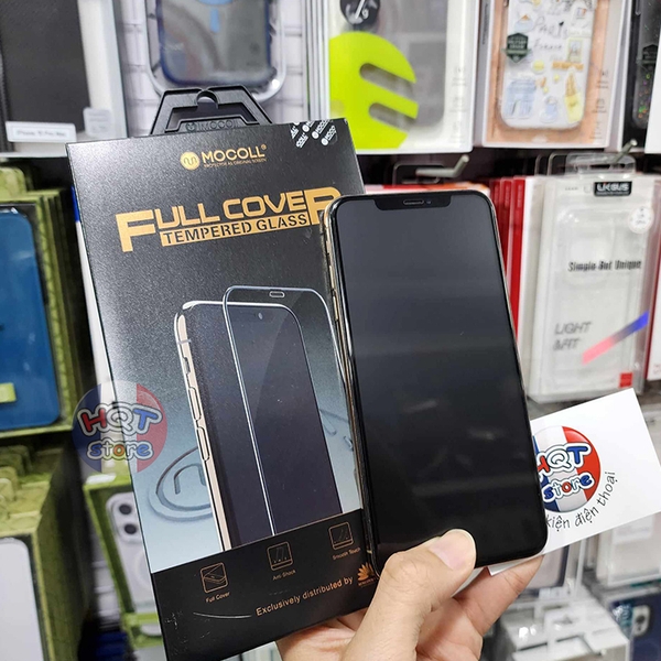 Kính chống vân tay Mocoll Matte 11 Pro Max 11Pro 11 XS Max XS X XR