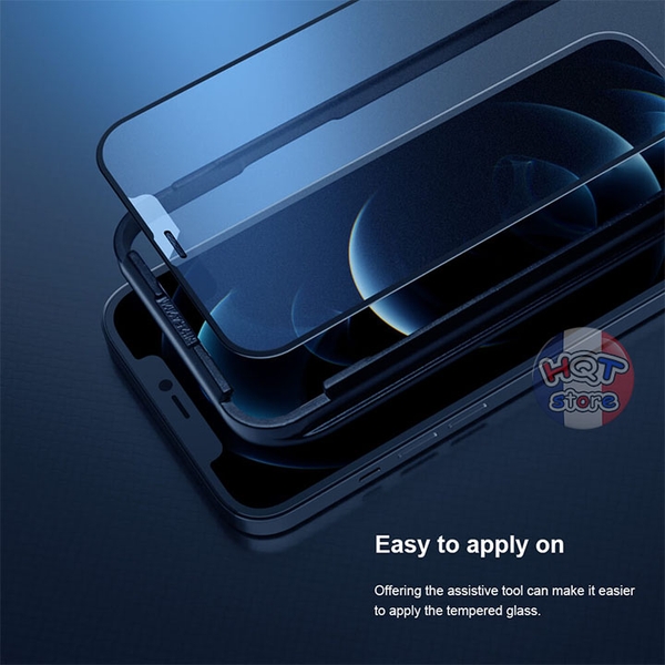 Kính chống vân tay Nillkin Fog Mirror Full Matte IPhone 12 Pro Max