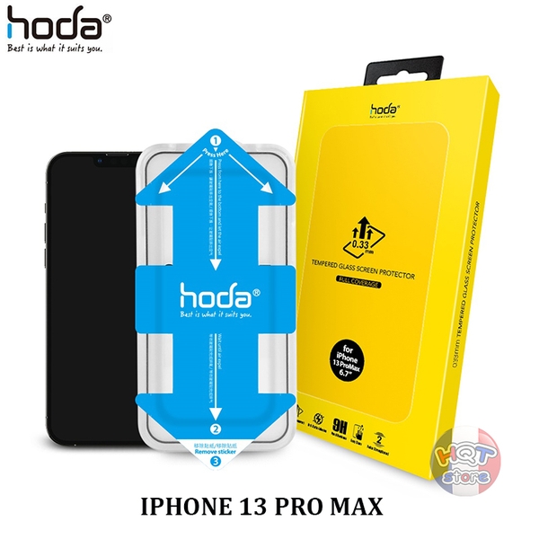 Kính cường lực full màn hình HODA CLEAR 2.5D IPhone 13 Pro Max