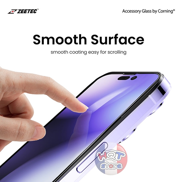 Kính cường lực ZEETEC AGbC Corning IPhone 14 Pro Max 14 Pro