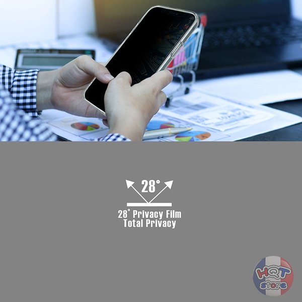 Kính cường lực chống nhìn trộm HODA ANTI-PEEPING IPhone 12 Pro Max