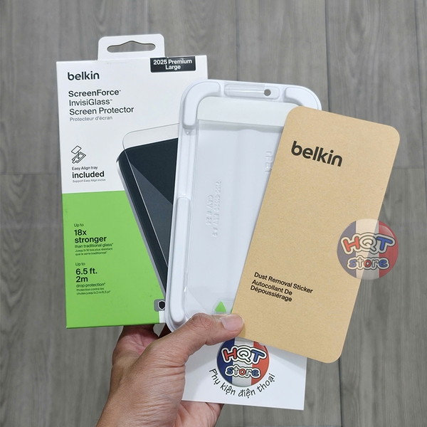 Kính Belkin ScreenForce InvisiGlass iPhone 17 Pro Max Air 16 Pro Max