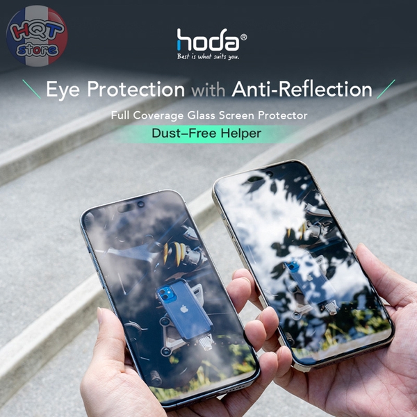 Kính chống chói chống ánh sáng xanh HODA AR + AB 15 Pro Max 15Pro
