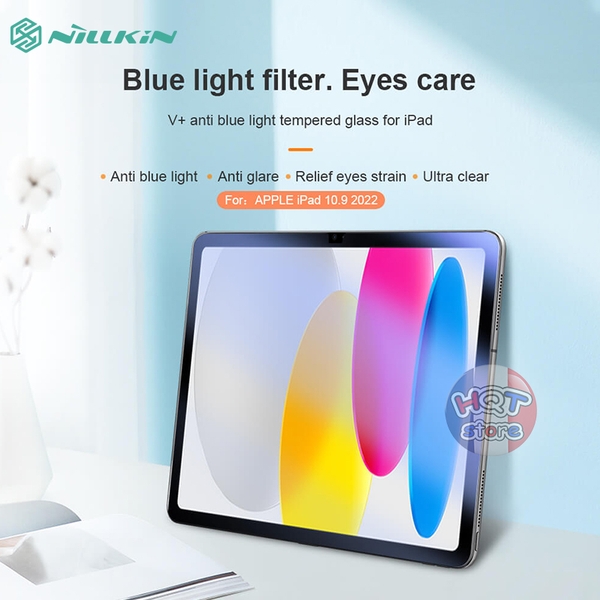 Kính chống ánh xanh Nillkin V+ cho iPad Gen 10 10.9 inch 2022
