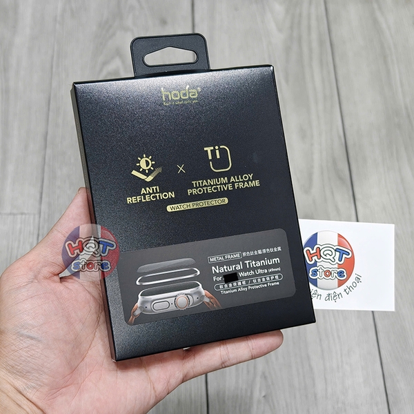 Kính chống chói viền HODA AR Titanium Apple Watch Ultra 3 / 2 / 1 49mm