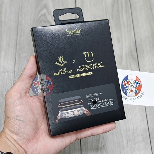 Kính chống chói viền HODA AR Titanium Apple Watch Ultra 3 / 2 / 1 49mm