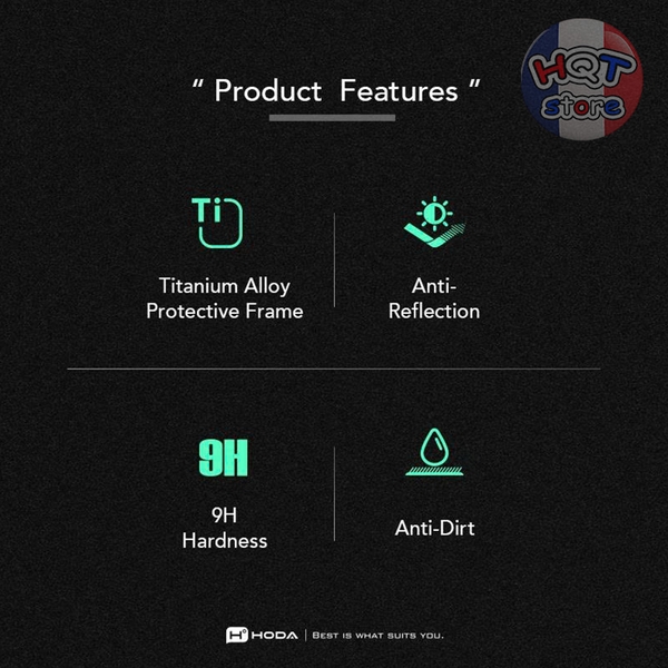 Kính chống chói viền HODA AR Titanium Apple Watch Ultra 3 / 2 / 1 49mm
