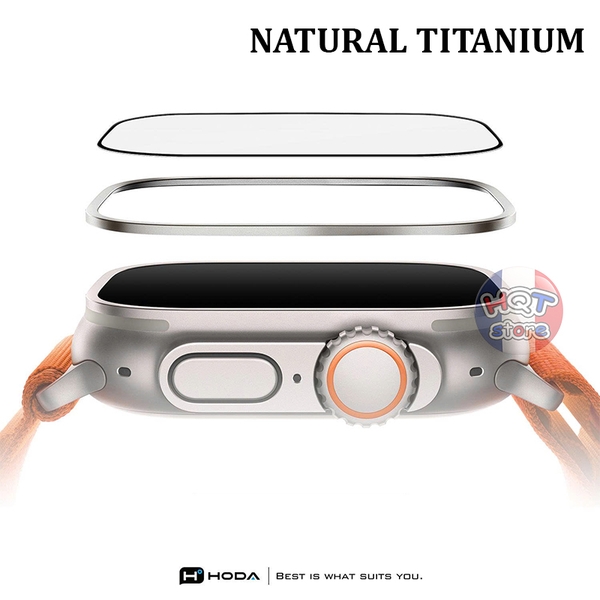 Kính chống chói viền HODA AR Titanium Apple Watch Ultra 3 / 2 / 1 49mm