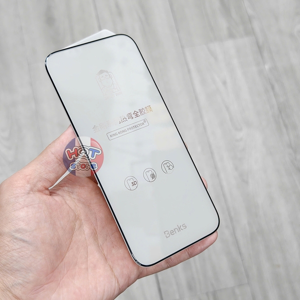 Kính Cường Lực Benks GlassWarrior 3D Sapphire iPhone 17 Pro Max 17Pro