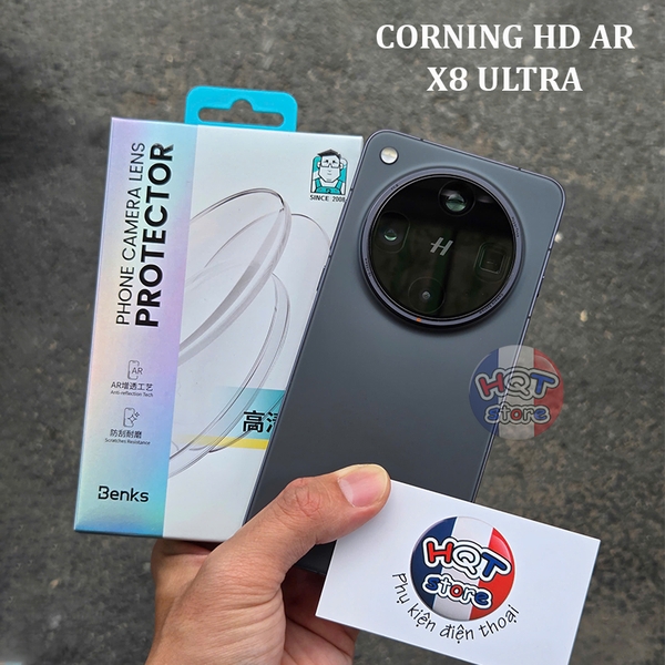 Kính cường lực camera Benks Corning HD AR cho Oppo X8 Ultra