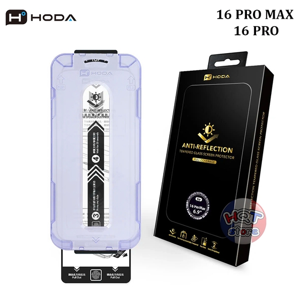 Kính cường lực chống chói HODA AR cho IPhone 16 Pro Max / 16 Pro