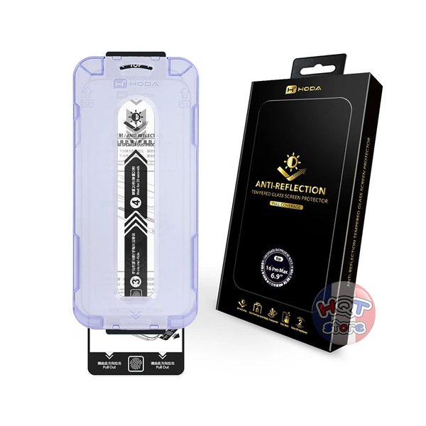 Kính cường lực chống chói HODA AR cho IPhone 16 Pro Max / 16 Pro