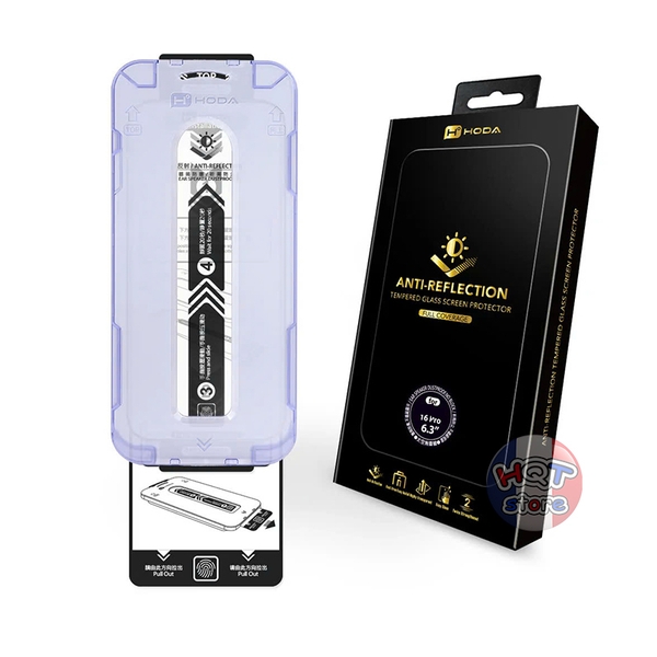 Kính cường lực chống chói HODA AR cho IPhone 16 Pro Max / 16 Pro