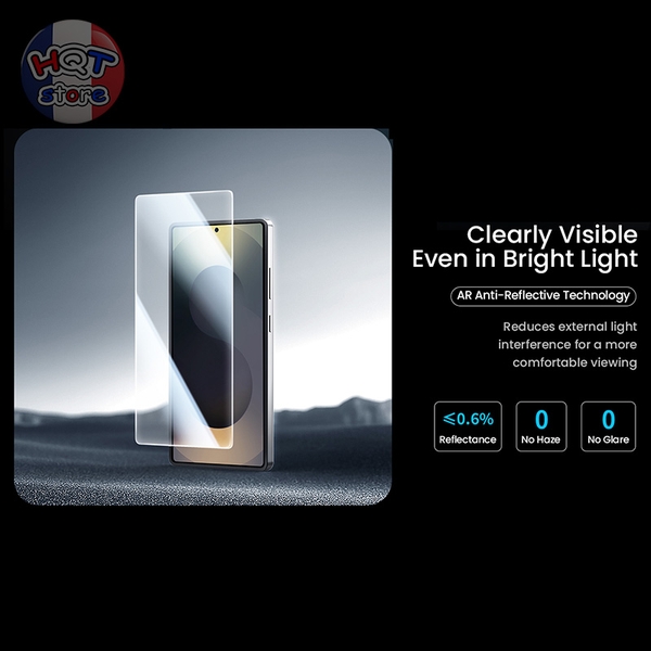 Kính cường lực chống chói Nillkin H+ Pro AR S25 Ultra khung kéo dán