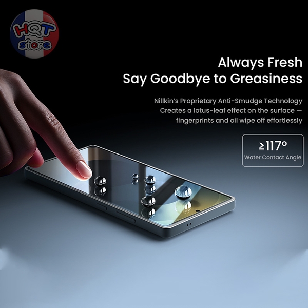 Kính cường lực chống chói Nillkin H+ Pro AR S25 Ultra khung kéo dán