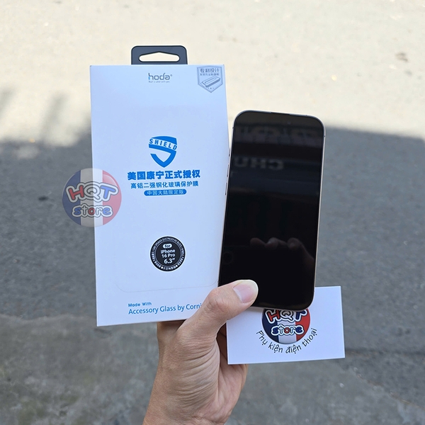 Kính cường lực full màn hình HODA CORNING IPhone 16 Pro Max / 16 Pro
