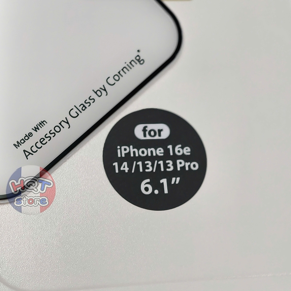 Kính cường lực full màn hình HODA CORNING IPhone 16E / 14 / 13 / 13 Pro