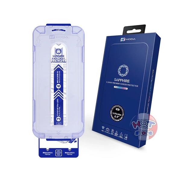 Kính cường lực full màn hình HODA SAPPHIRE IPhone 16 Pro Max / 16 Pro
