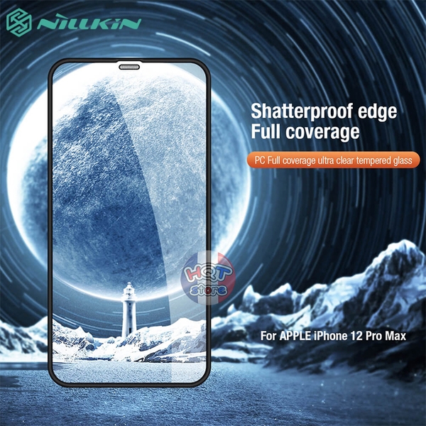Kính cường lực full màn hình Nillkin PC Edge cho IPhone 12 Pro Max