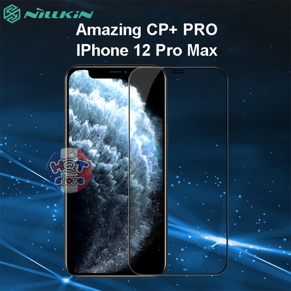 Kính cường lực full màn Nillkin Amazing CP+ Pro cho IPhone 12 Pro Max