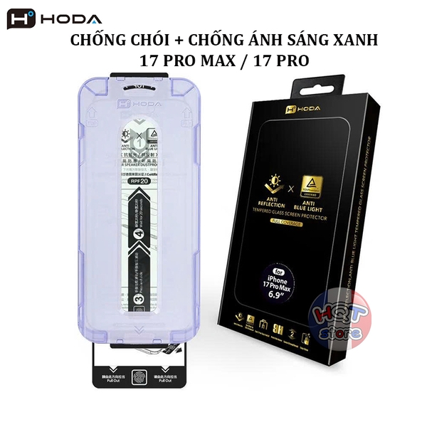 Kính cường lực HODA 2.5D AR + AB TUV RPF20 iPhone 17 Pro Max / 17 Pro