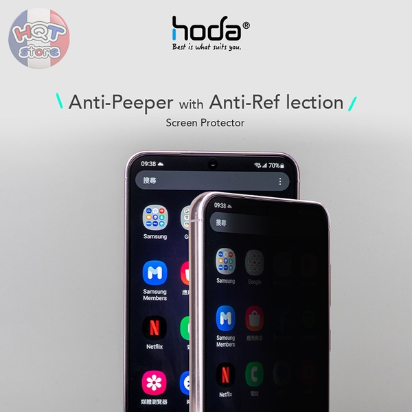 Kính cường lực HODA 2in1 ANTI-PEEPING + AR cho Samsung S24 Ultra