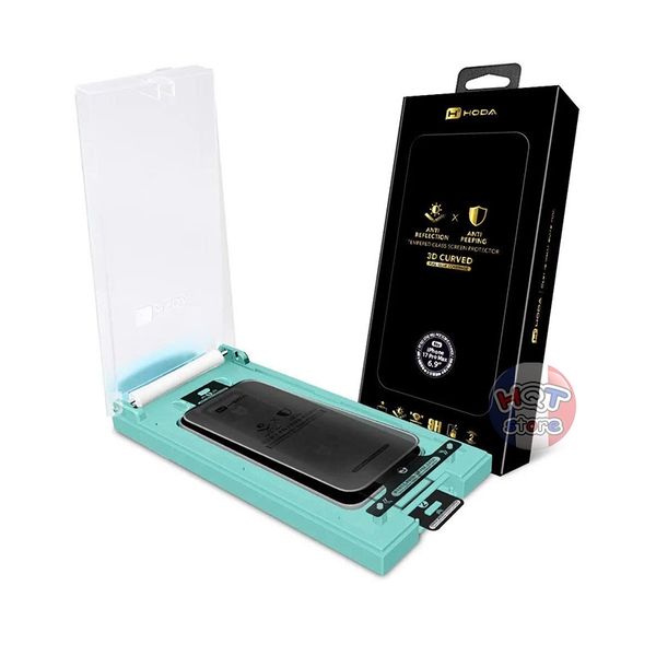 Kính cường lực HODA 3D 2in1 ANTI-PEEPING + AR IPhone 17 Pro Max 17 Pro