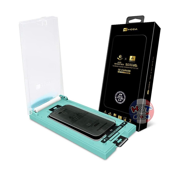 Kính cường lực HODA 3D 2in1 AR + AB TUV BLR60 IPhone 17 Pro Max 17 Pro