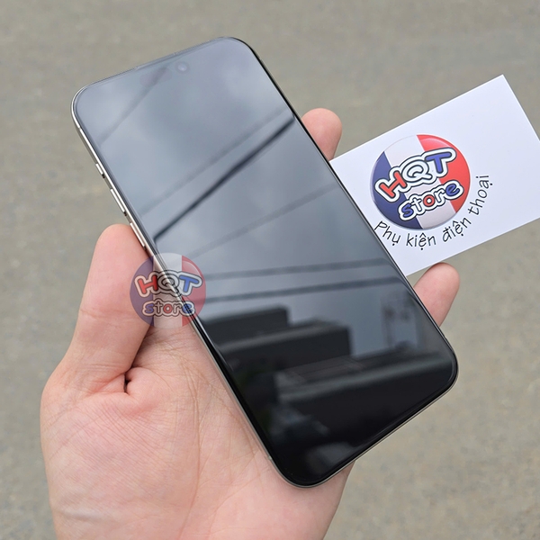 Kính cường lực HODA 3D Curved Clear iPhone 16 Pro Max 16Pro 15 Pro Max