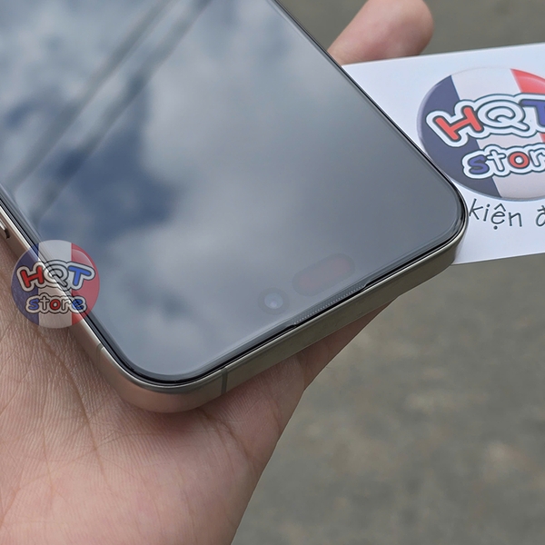 Kính cường lực HODA 3D Curved Clear iPhone 16 Pro Max 16Pro 15 Pro Max