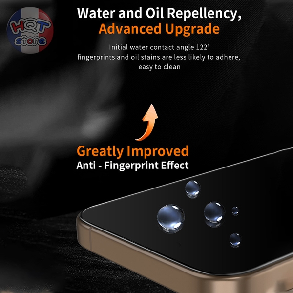 Kính cường lực HODA 3D Curved Clear iPhone 16 Pro Max 16Pro 15 Pro Max