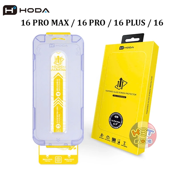 Kính cường lực HODA CLEAR 2.5D IPhone 16 Pro Max / 16Pro / 16 Plus / 16