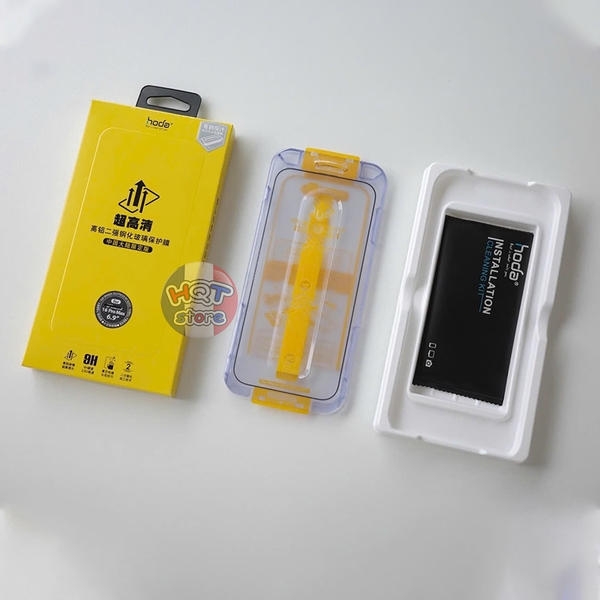 Kính cường lực HODA CLEAR 2.5D IPhone 16 Pro Max / 16Pro / 16 Plus / 16