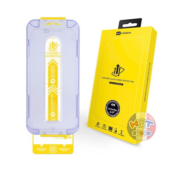 Kính cường lực HODA CLEAR 2.5D IPhone 16 Pro Max / 16Pro / 16 Plus / 16