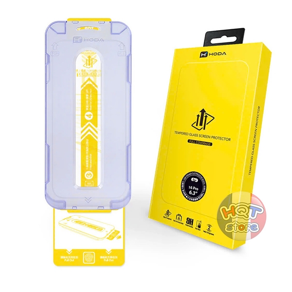 Kính cường lực HODA CLEAR 2.5D IPhone 16 Pro Max / 16Pro / 16 Plus / 16