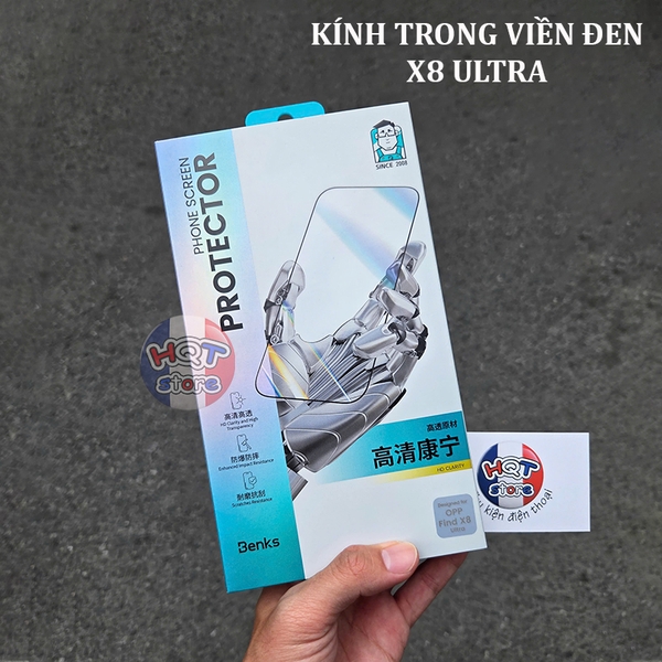 Kính cường lực màn hình Benks Corning AGbC 0.23mm OPPO X8 Ultra