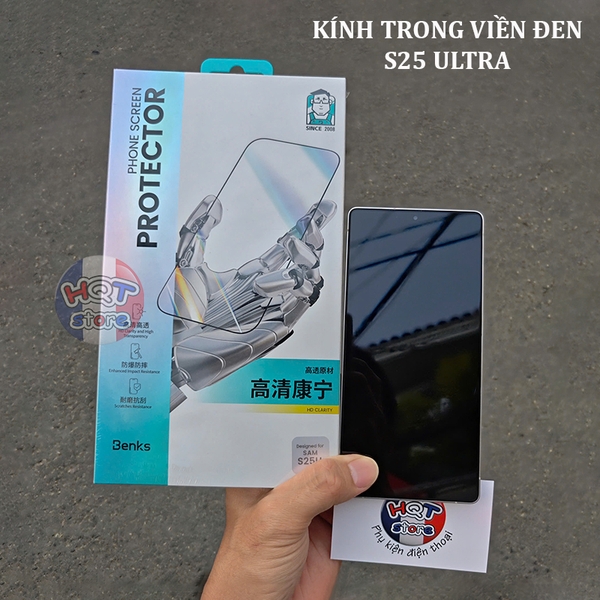 Kính cường lực màn hình Benks Corning AGbC 0.23mm Samsung S25 Ultra