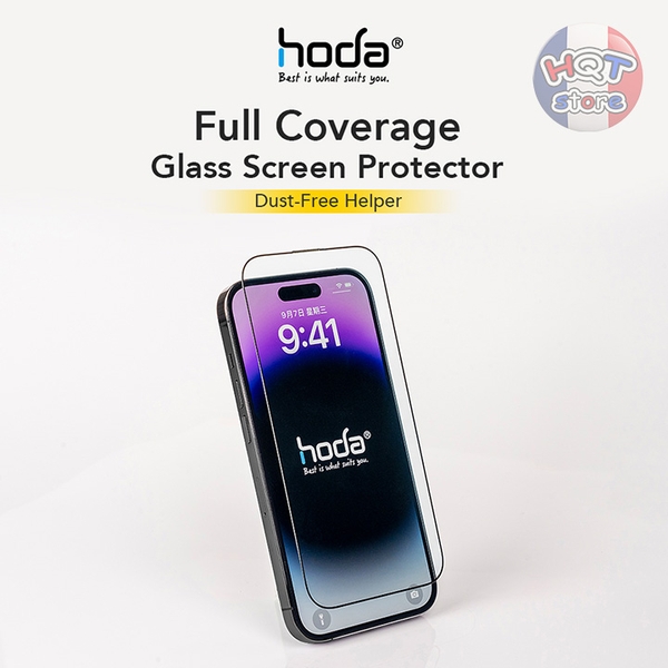 Kính cường lực màn hình HODA CLEAR 2.5D IPhone 15 Plus / 15