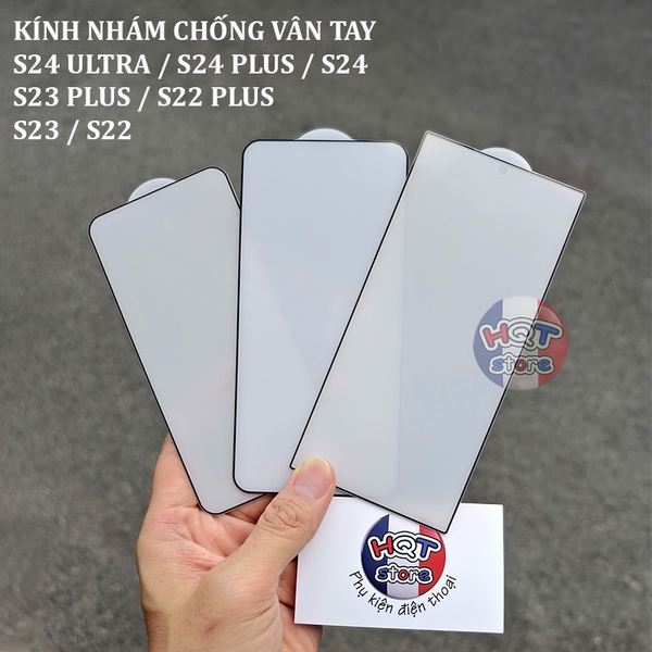 Kính cường lực nhám AG 0.18mm S24 Ultra S24 Plus S24 S23 Plus S22 Plus