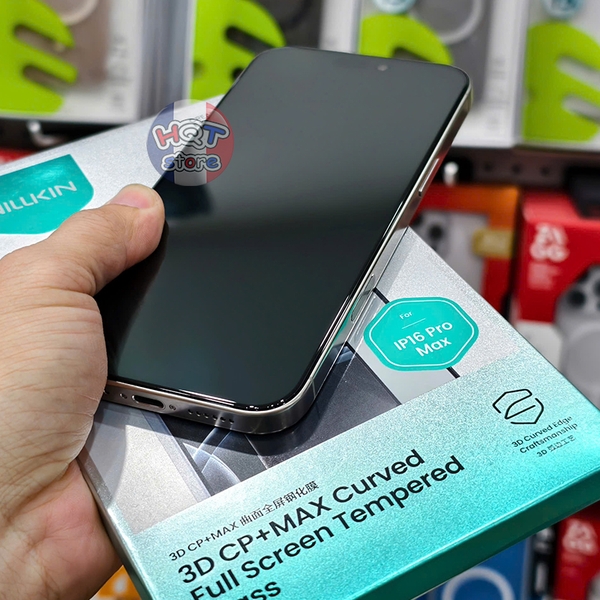 Kính cường lực Nillkin 3D CP+ Max cho IPhone 16 Pro Max / 16 Pro