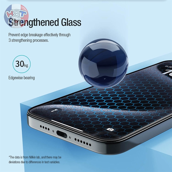 Kính cường lực Nillkin EZ Set Glass IPhone 15 Pro Max khung tự dán