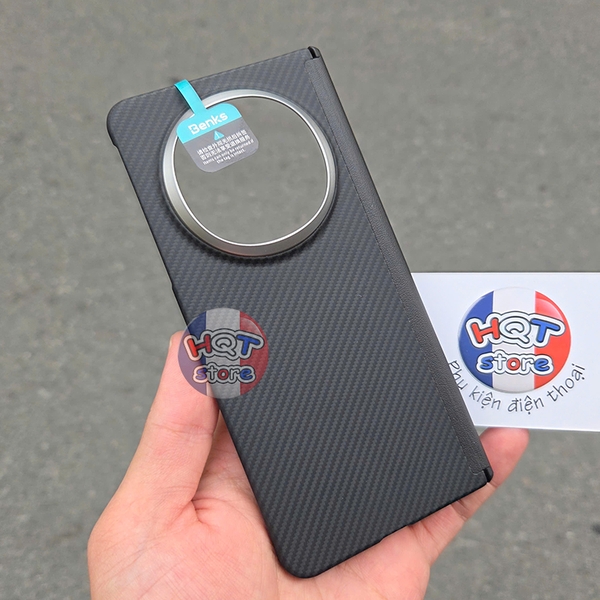 Kính Cường Lực + Ốp lưng sợi carbon Benks 600D A1 Case Oppo Find N5