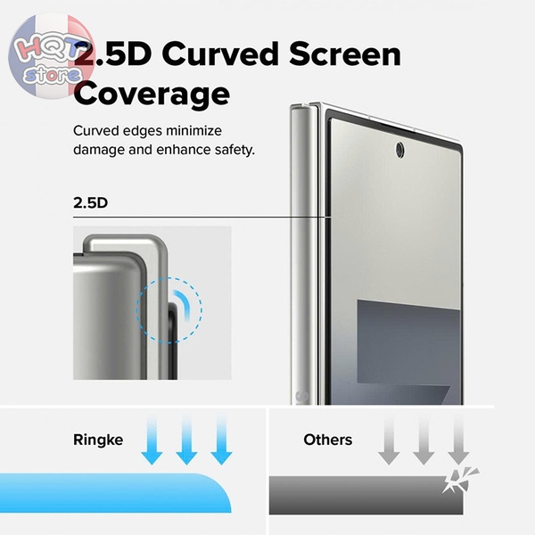 Kính cường lực Ringke Cover Display Easy Slide Tempered Glass Z Fold 7